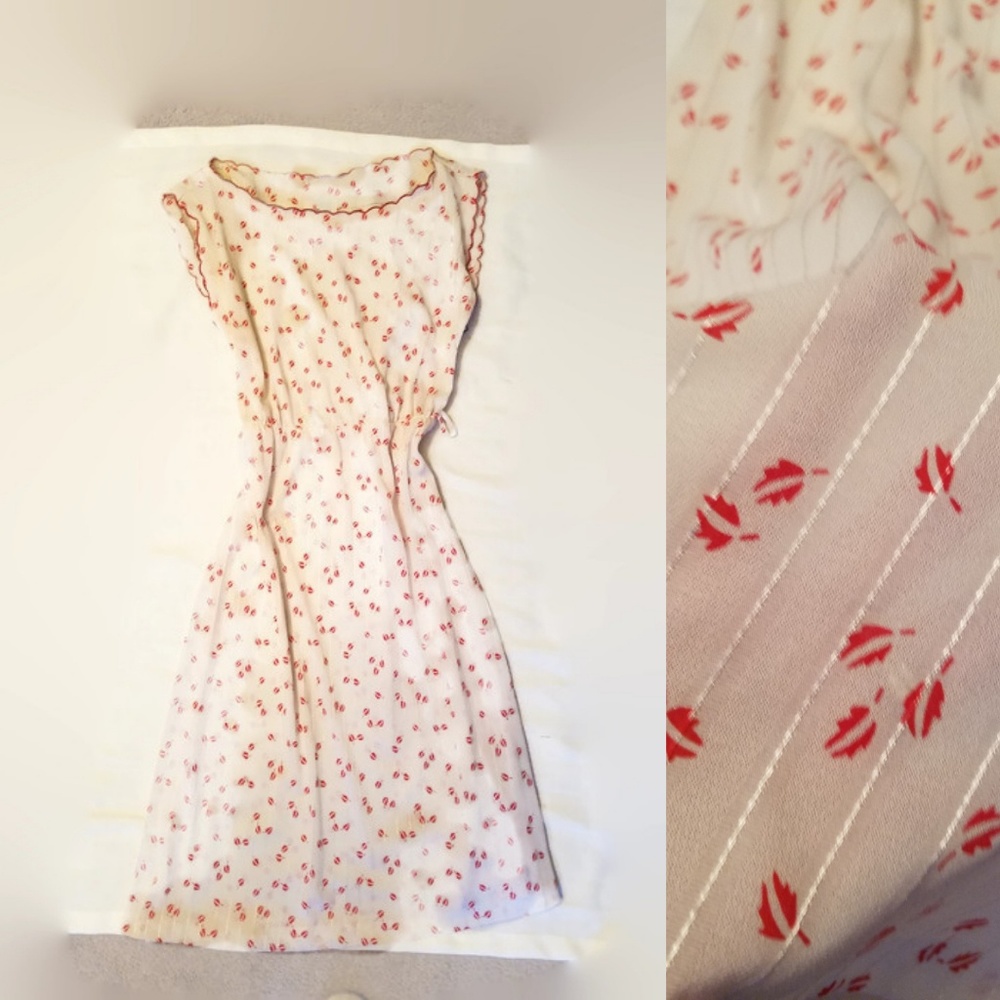 Vintage 1970s Midi Dress - Picture 1 of 3